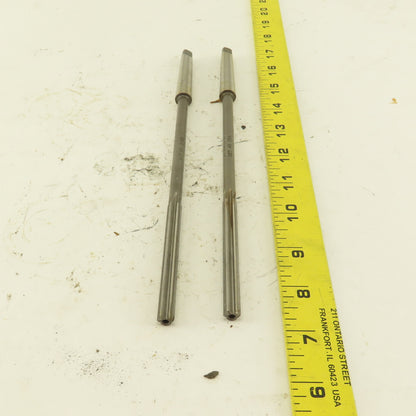 5/16" HSS Straight Flute Chucking Reamer 1MT Taper Shank 3" LOC Lot of 2