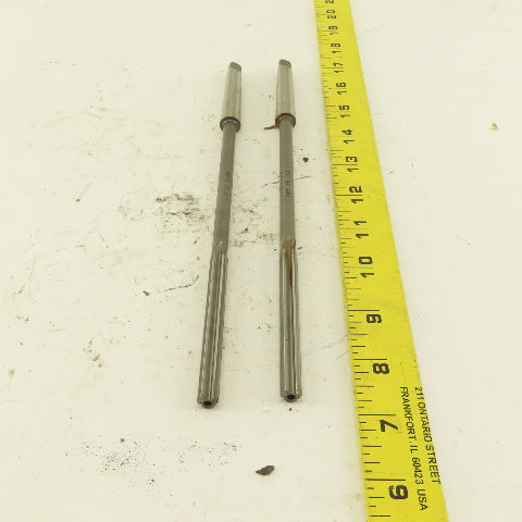 5/16" HSS Straight Flute Chucking Reamer 1MT Taper Shank 3" LOC Lot of 2