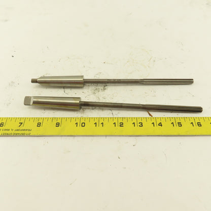 5/16" HSS Straight Flute Chucking Reamer 2MT Taper Shank 3" LOC Lot of 2