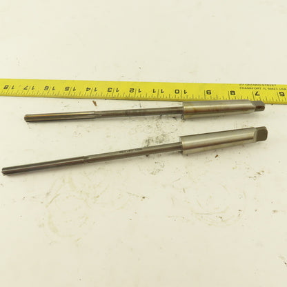 5/16" HSS Straight Flute Chucking Reamer 2MT Taper Shank 3" LOC Lot of 2