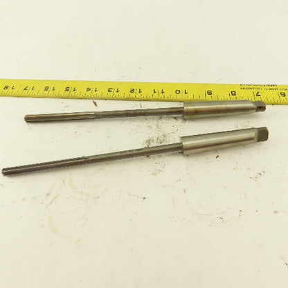 5/16" HSS Straight Flute Chucking Reamer 2MT Taper Shank 3" LOC Lot of 2