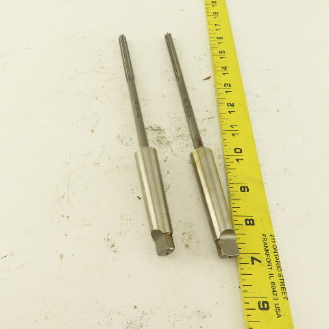 5/16" HSS Straight Flute Chucking Reamer 2MT Taper Shank 3" LOC Lot of 2