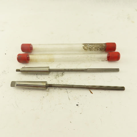 5/16" HSS Straight Flute Chucking Reamer 2MT Taper Shank 3" LOC Lot of 2