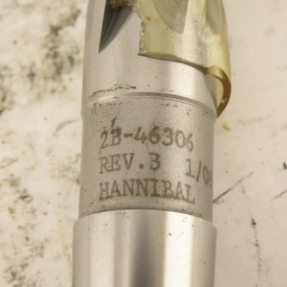 2B-46306 5/8" Diam 4-Flute Spiral Flute Carbide-Tipped #2MT