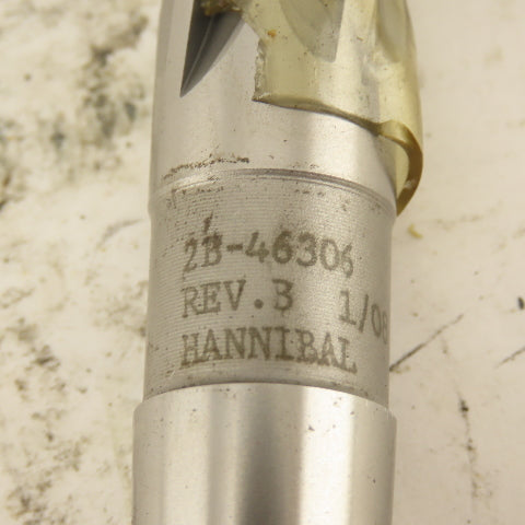 2B-46306 5/8" Diam 4-Flute Spiral Flute Carbide-Tipped #2MT