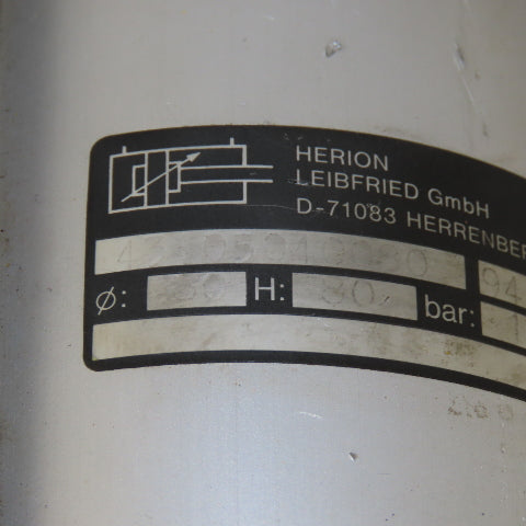 Herion Leibfried 43105040080 Pneumatic Cylinder 80mm Bore x 80mm Stroke 10 Bar