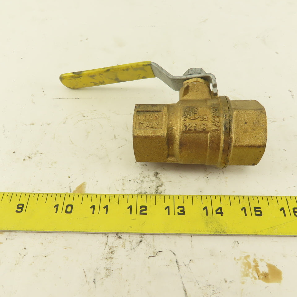 Jomar 1" NPT Brass Ball Valve
