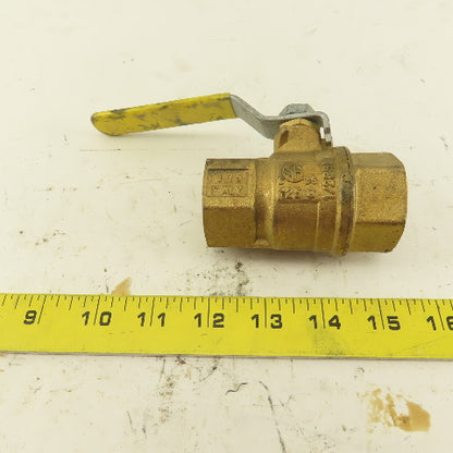 Jomar 1" NPT Brass Ball Valve