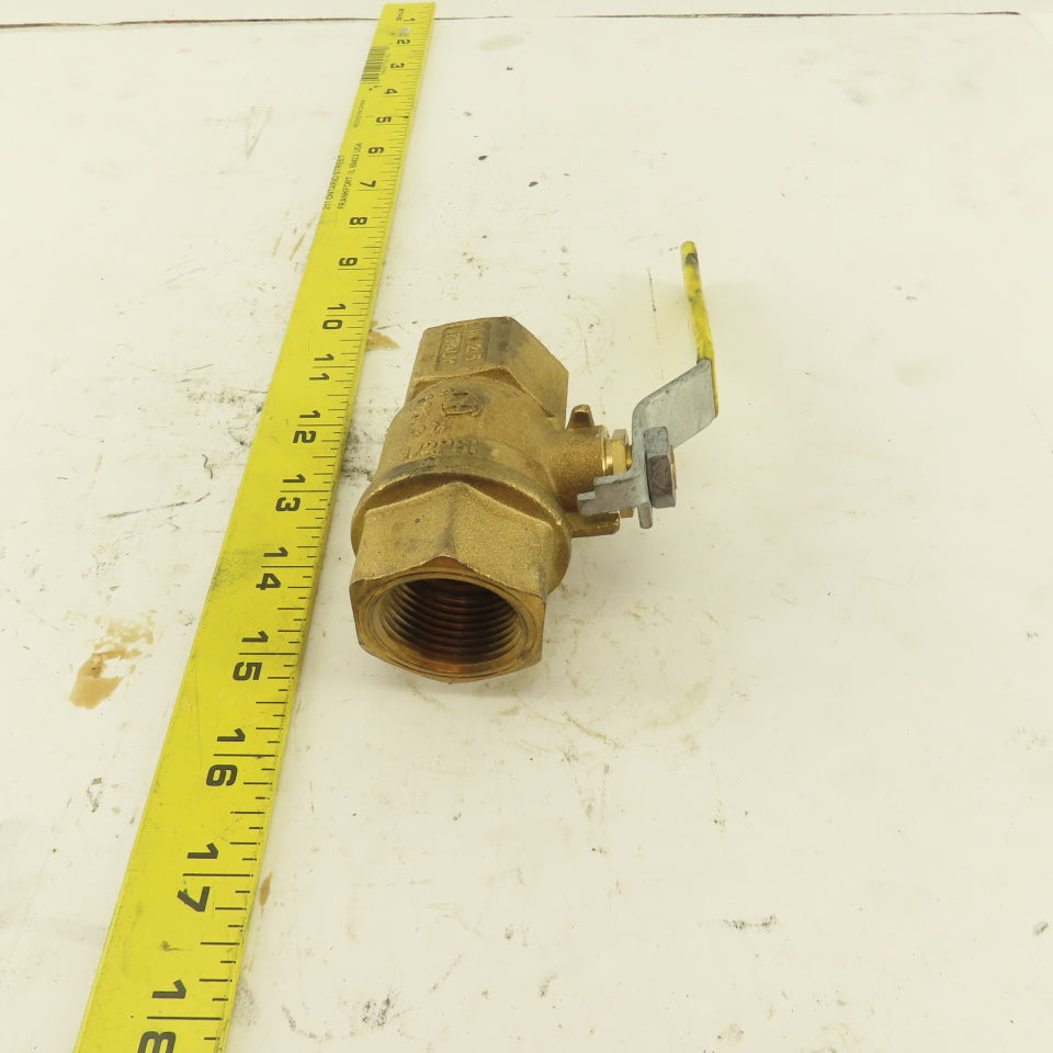 Jomar 1" NPT Brass Ball Valve