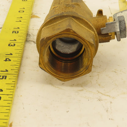 Jomar 1" NPT Brass Ball Valve