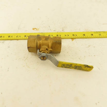 Jomar 1" NPT Brass Ball Valve