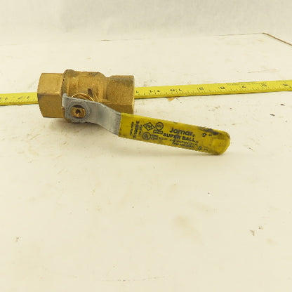Jomar 1" NPT Brass Ball Valve