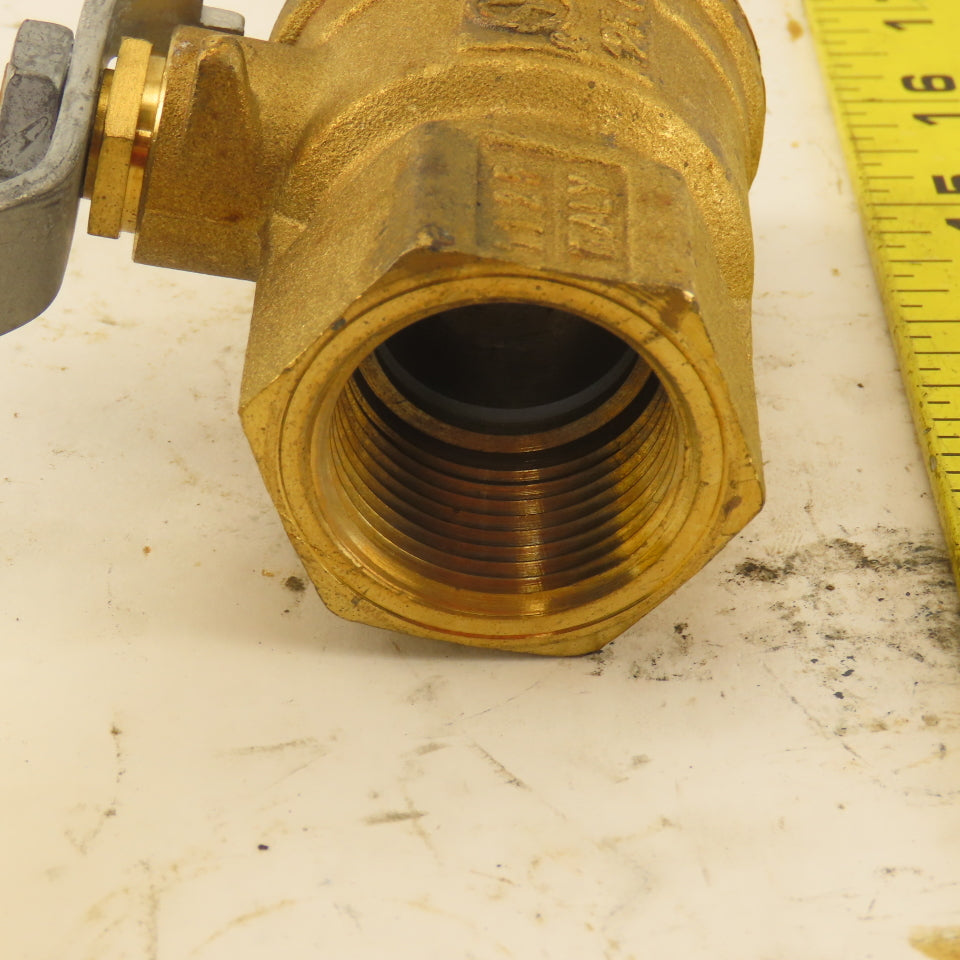 Jomar 1" NPT Brass Ball Valve