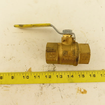 Jomar 1" NPT Brass Ball Valve