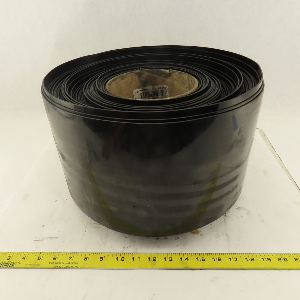 8" Total Blackout Opaque Vinyl Strip Curtain 0.075 Thick 157' Roll