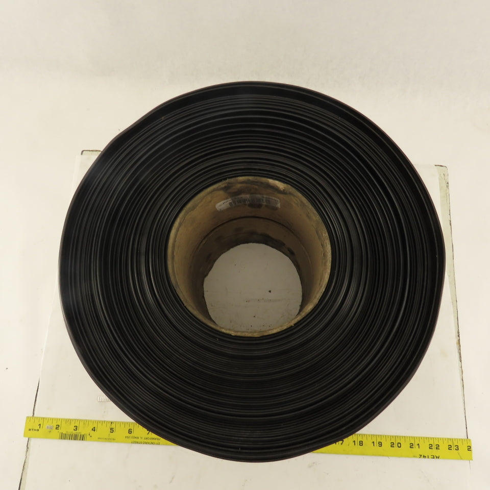 8" Total Blackout Opaque Vinyl Strip Curtain 0.075 Thick 157' Roll