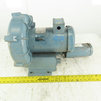 Rotron DR505 2Hp 3450RPM 3Ph 230/460V Regenerative Blower