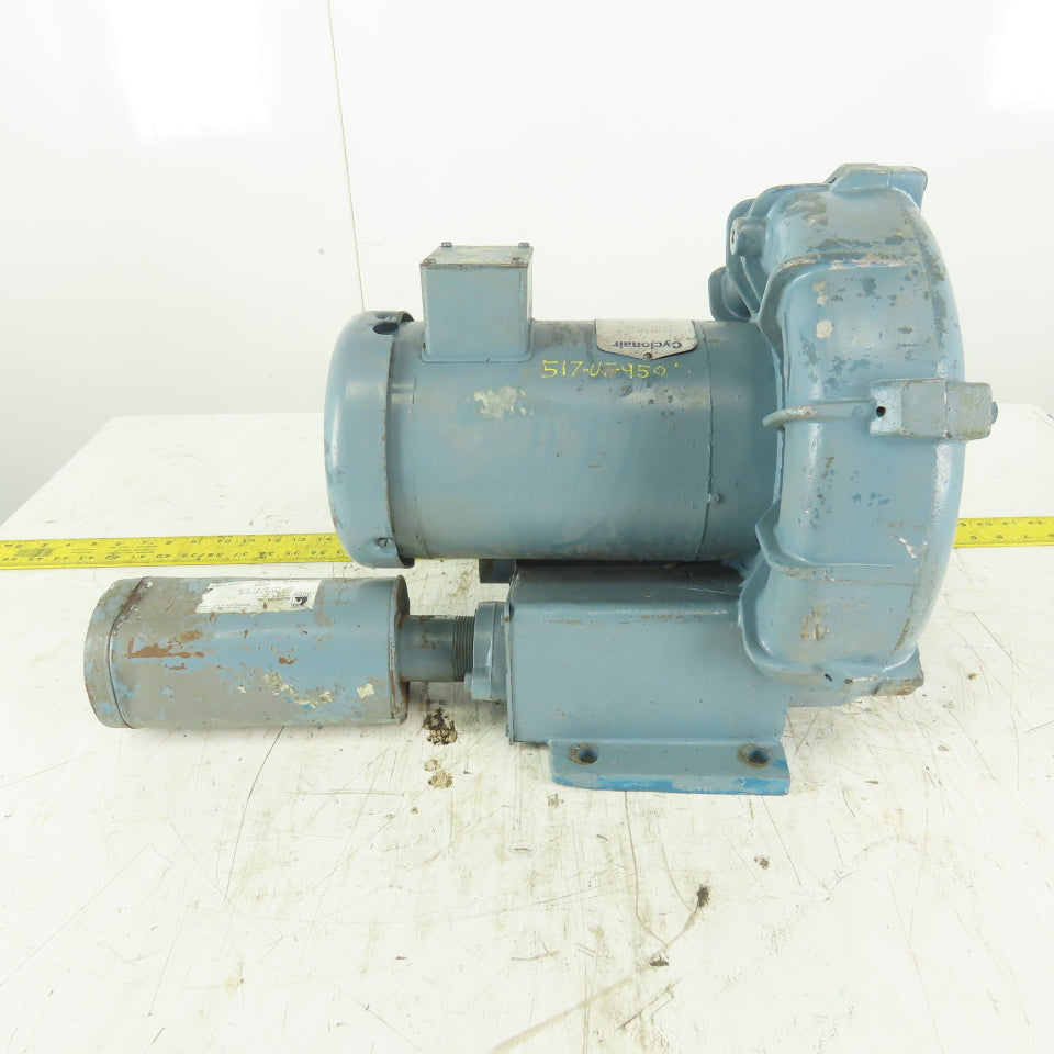 Rotron DR505 2Hp 3450RPM 3Ph 230/460V Regenerative Blower