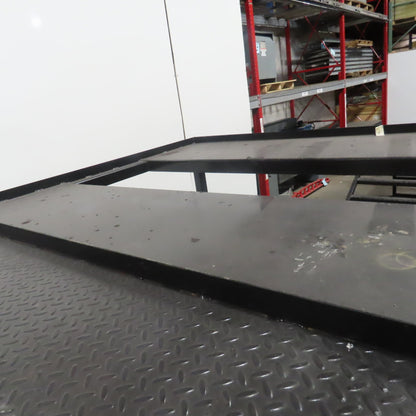 Custom Fab Stationary Look Over Machine Mezzanine Ladder Platform 64x86x70" Tall