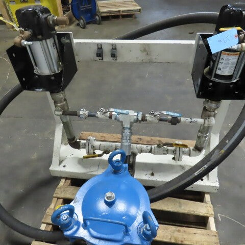 Ingersoll ARO 650453-7 9:1 Ratio Dual Pump Fluid Reclaiming Filtration System
