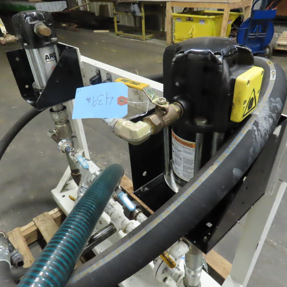 Ingersoll ARO 650453-7 9:1 Ratio Dual Pump Fluid Reclaiming Filtration System
