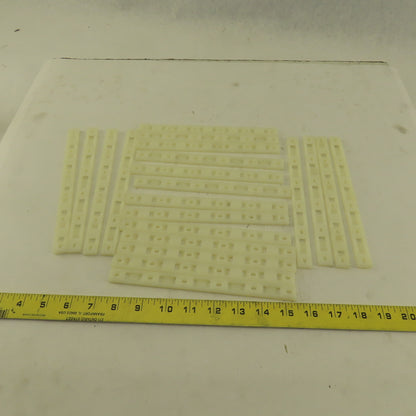 T&B Thomas & Betts TC112 Ty-Rap Wire Bundle Mounting Strips 8" OAL Lot Of 21