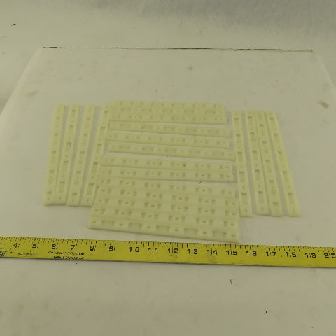 T&B Thomas & Betts TC112 Ty-Rap Wire Bundle Mounting Strips 8" OAL Lot Of 21