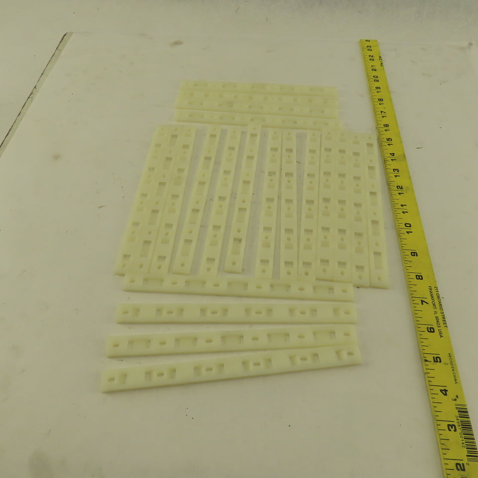 T&B Thomas & Betts TC112 Ty-Rap Wire Bundle Mounting Strips 8" OAL Lot Of 21
