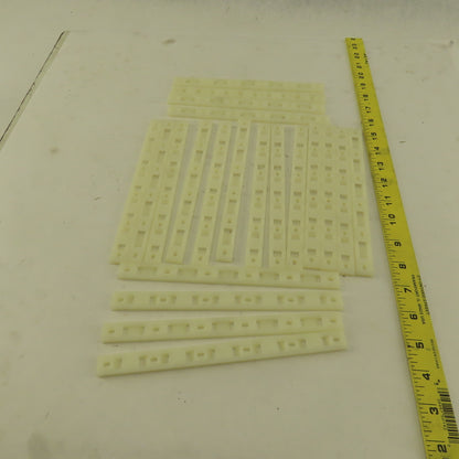T&B Thomas & Betts TC112 Ty-Rap Wire Bundle Mounting Strips 8" OAL Lot Of 21