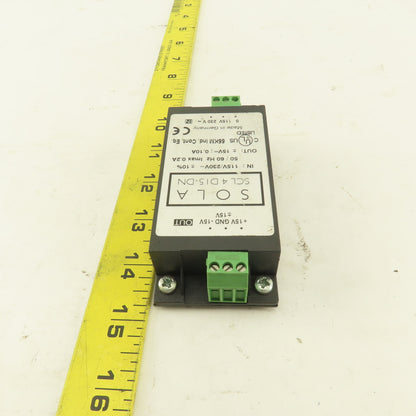 Sola SCL 4 D15-DN 115/230V AC Input 15V DC Output Power Supply