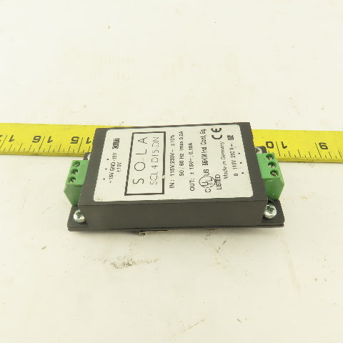 Sola SCL 4 D15-DN 115/230V AC Input 15V DC Output Power Supply