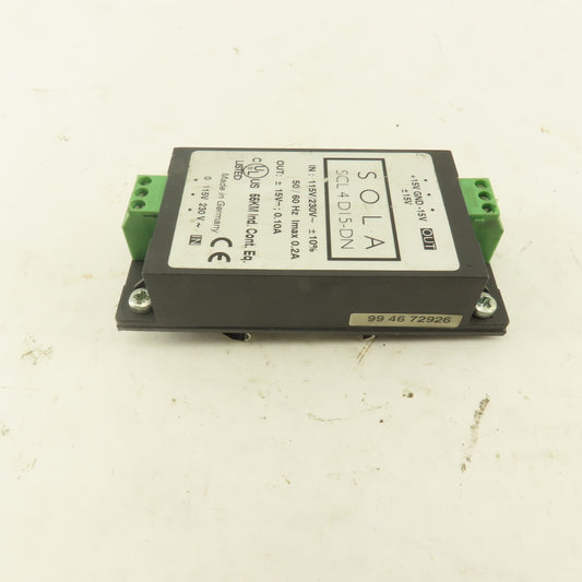 Sola SCL 4 D15-DN 115/230V AC Input 15V DC Output Power Supply