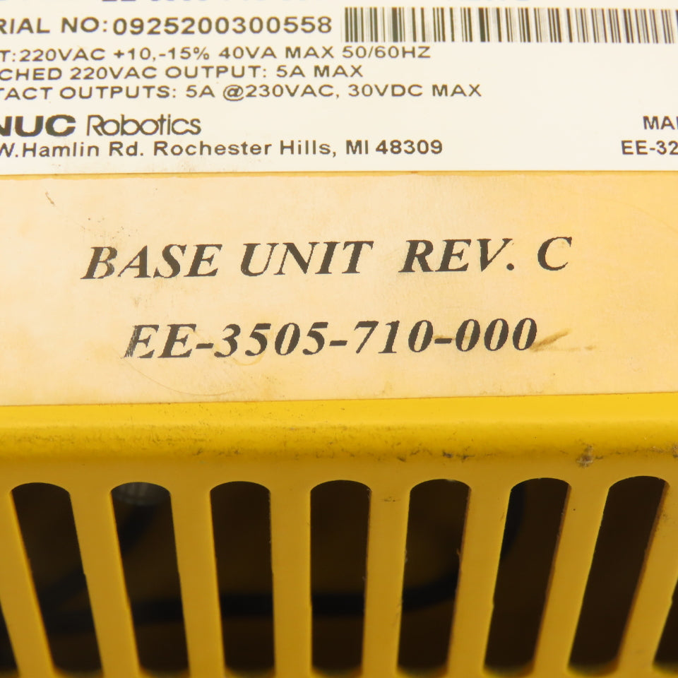 Fanuc EE-3505-710-001 Purge Control Module