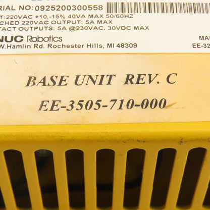Fanuc EE-3505-710-001 Purge Control Module