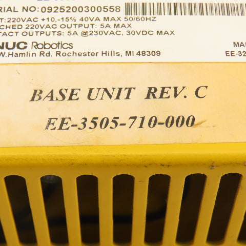 Fanuc EE-3505-710-001 Purge Control Module