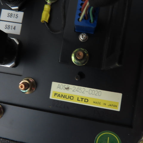 Fanuc A05B-2452-C020 R-J3iB Controller Operator Interface Parts or Repair, AS/IS