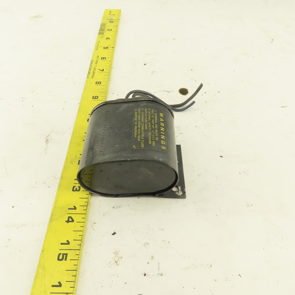 Bodine 494-00034 15MFD 370VAC 66Hz Max Capacitor
