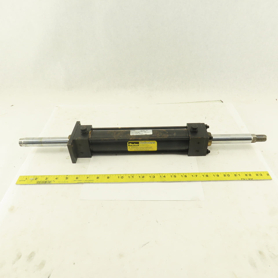 Parker CKJ2AU3934C 2" Bore 9" Double Ended Stroke Air Cylinder 250PSI