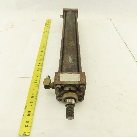 Hanna 2-1/2" Bore 15" Stroke Pneumatic Cylinder Shock Style Double Acting