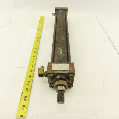 Hanna 2-1/2" Bore 15" Stroke Pneumatic Cylinder Shock Style Double Acting