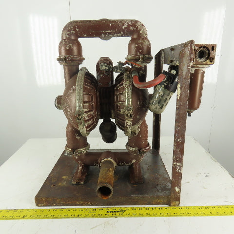 Armour Spray Systems Pneumatic Air Powered 2" NPT Double Diaphragm Pump Assembly