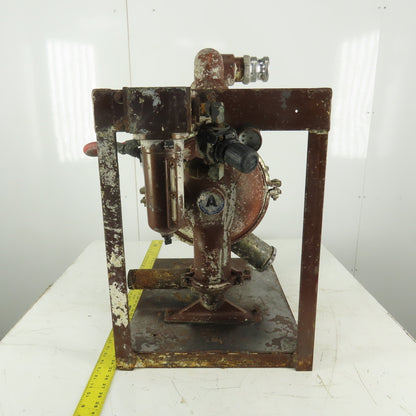 Armour Spray Systems Pneumatic Air Powered 2" NPT Double Diaphragm Pump Assembly