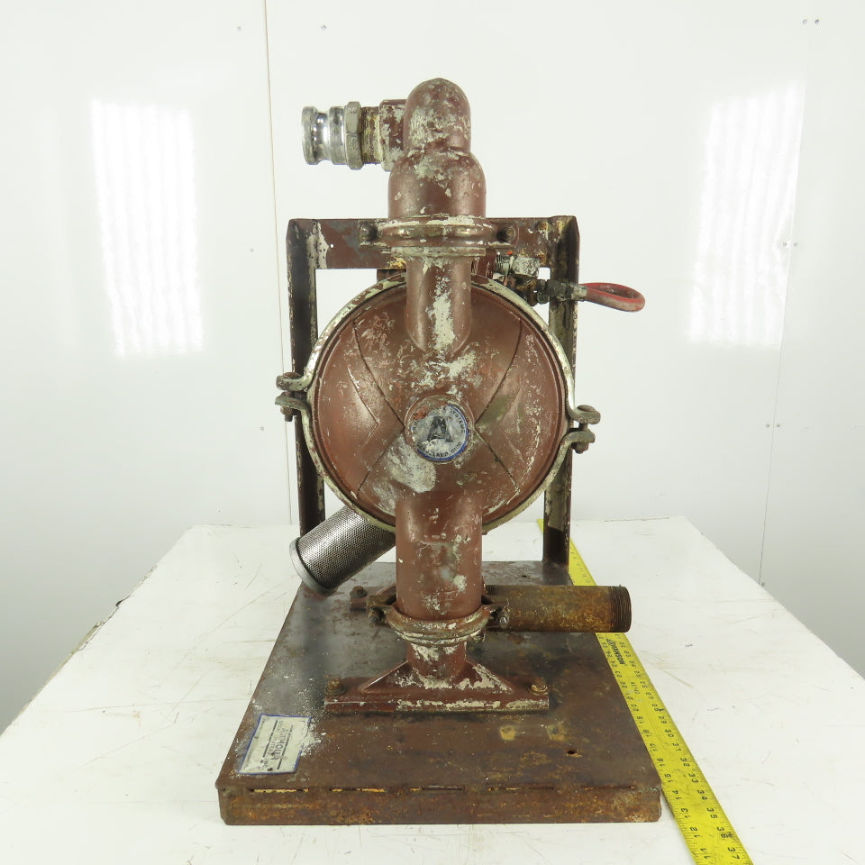 Armour Spray Systems Pneumatic Air Powered 2" NPT Double Diaphragm Pump Assembly