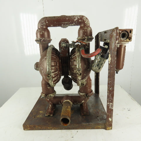 Armour Spray Systems Pneumatic Air Powered 2" NPT Double Diaphragm Pump Assembly