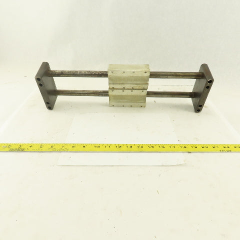 3/4" Tandem Rail Linear Ball Bearing Assembly 10-1/4" Travel 18-1/2" OAL