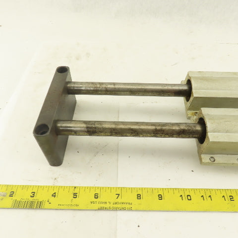 3/4" Tandem Rail Linear Ball Bearing Assembly 10-1/4" Travel 18-1/2" OAL