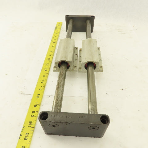 3/4" Tandem Rail Linear Ball Bearing Assembly 10-1/4" Travel 18-1/2" OAL