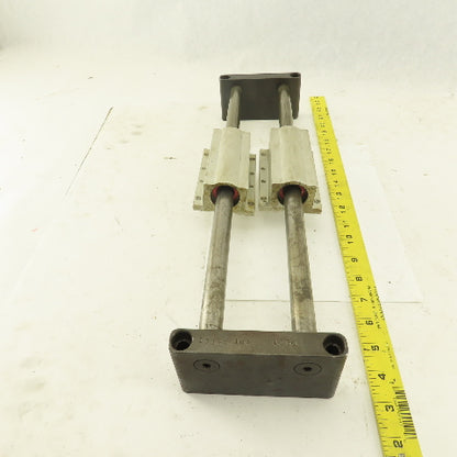 3/4" Tandem Rail Linear Ball Bearing Assembly 10-1/4" Travel 18-1/2" OAL