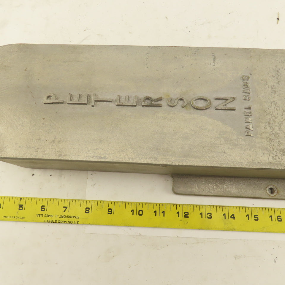Peterson Panel Saw Machine Guarding Guard 19-3/8" x 5" Wide 2-1/2" Inside