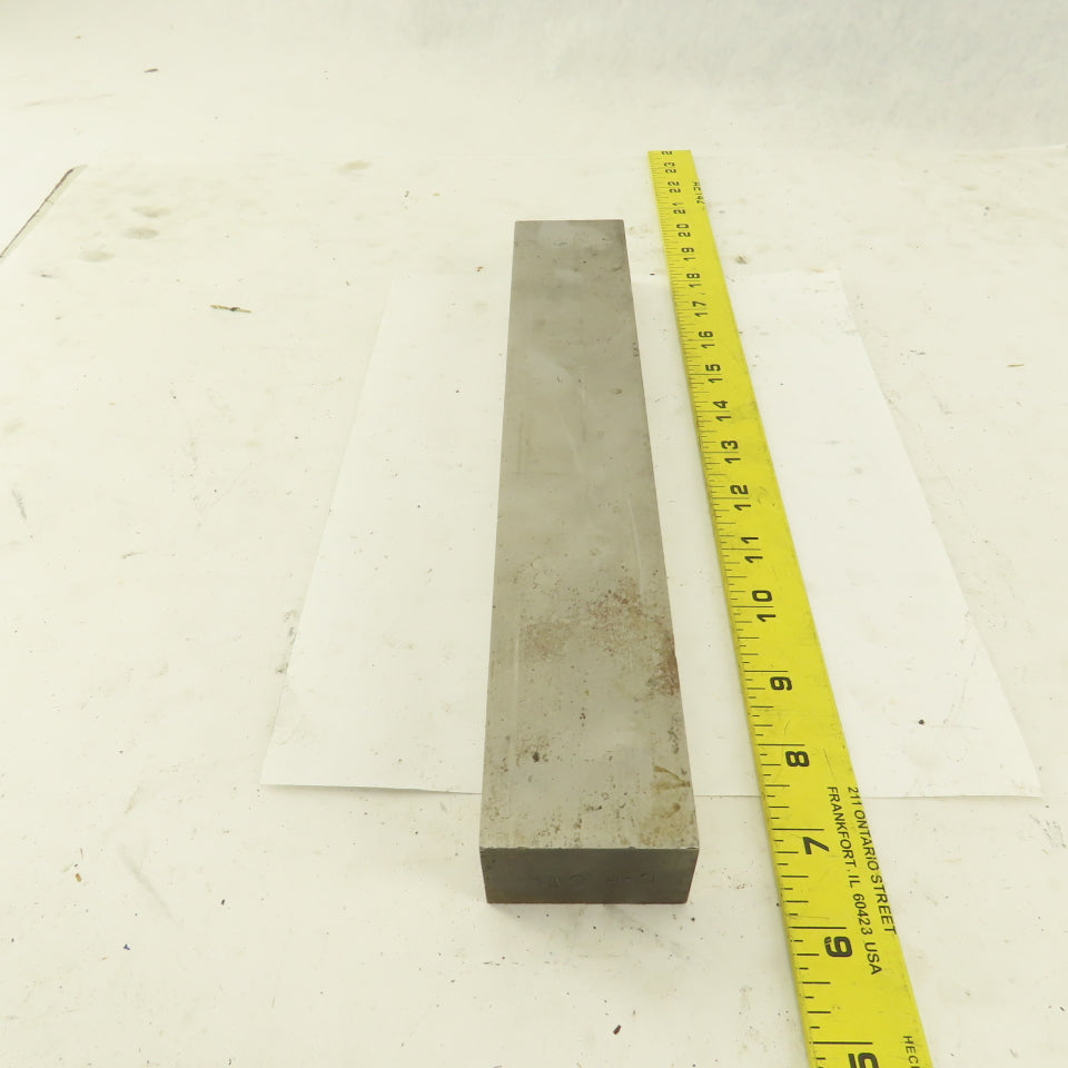 Hardened Tool Steel Mill Stock Bar Grade Unknown 12" x 2" x 1-1/4"